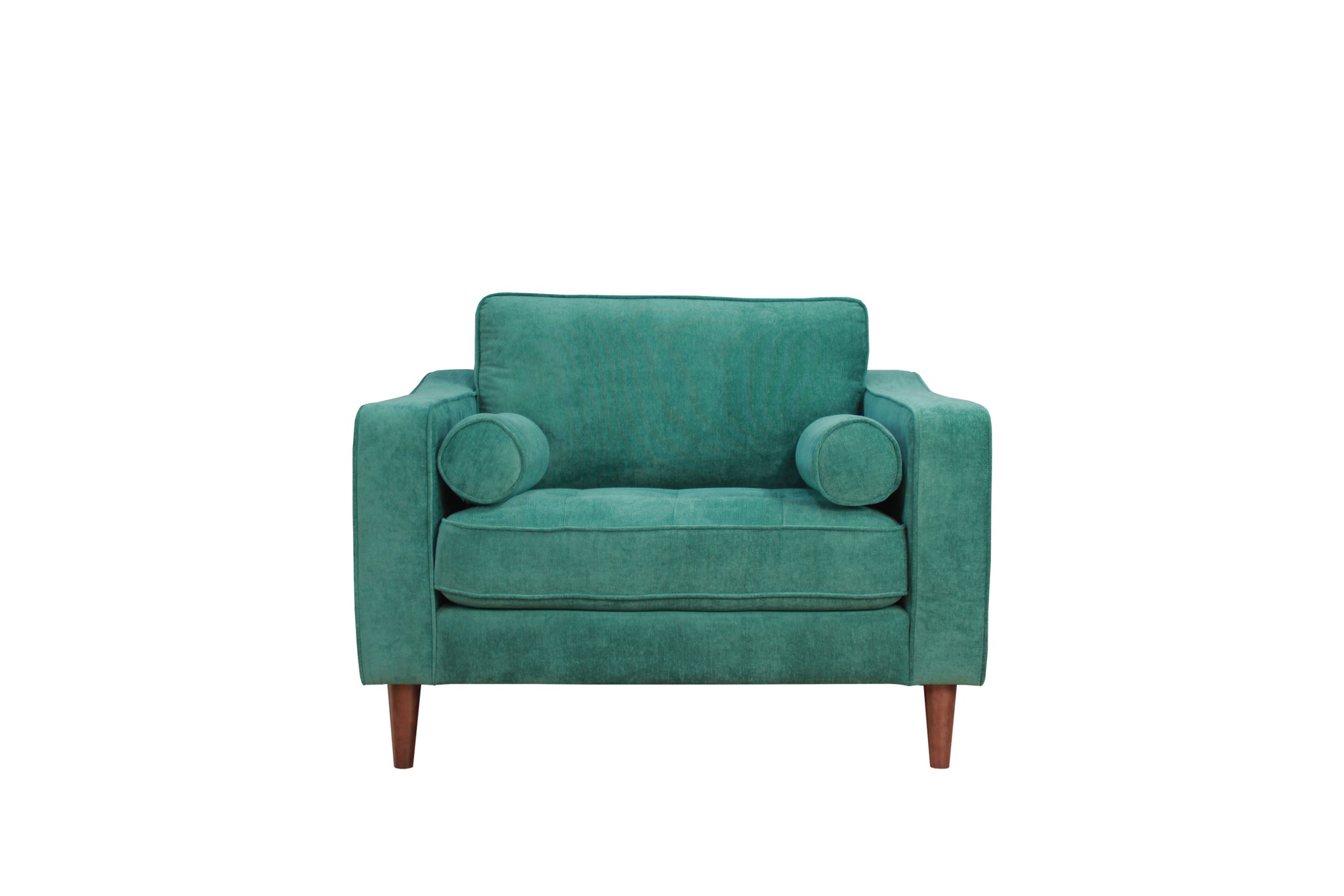Anderson Chair Turquoise Green Upholstered
