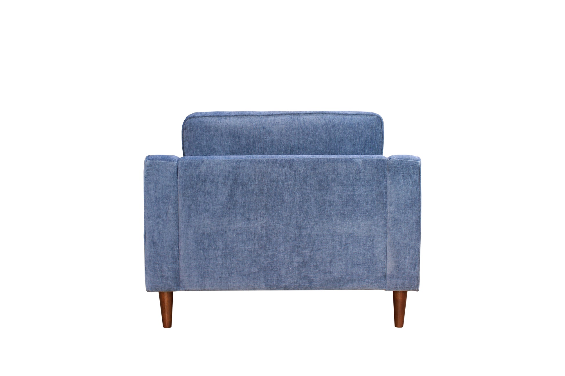 Anderson Chair Denim Blue Blue Upholstered