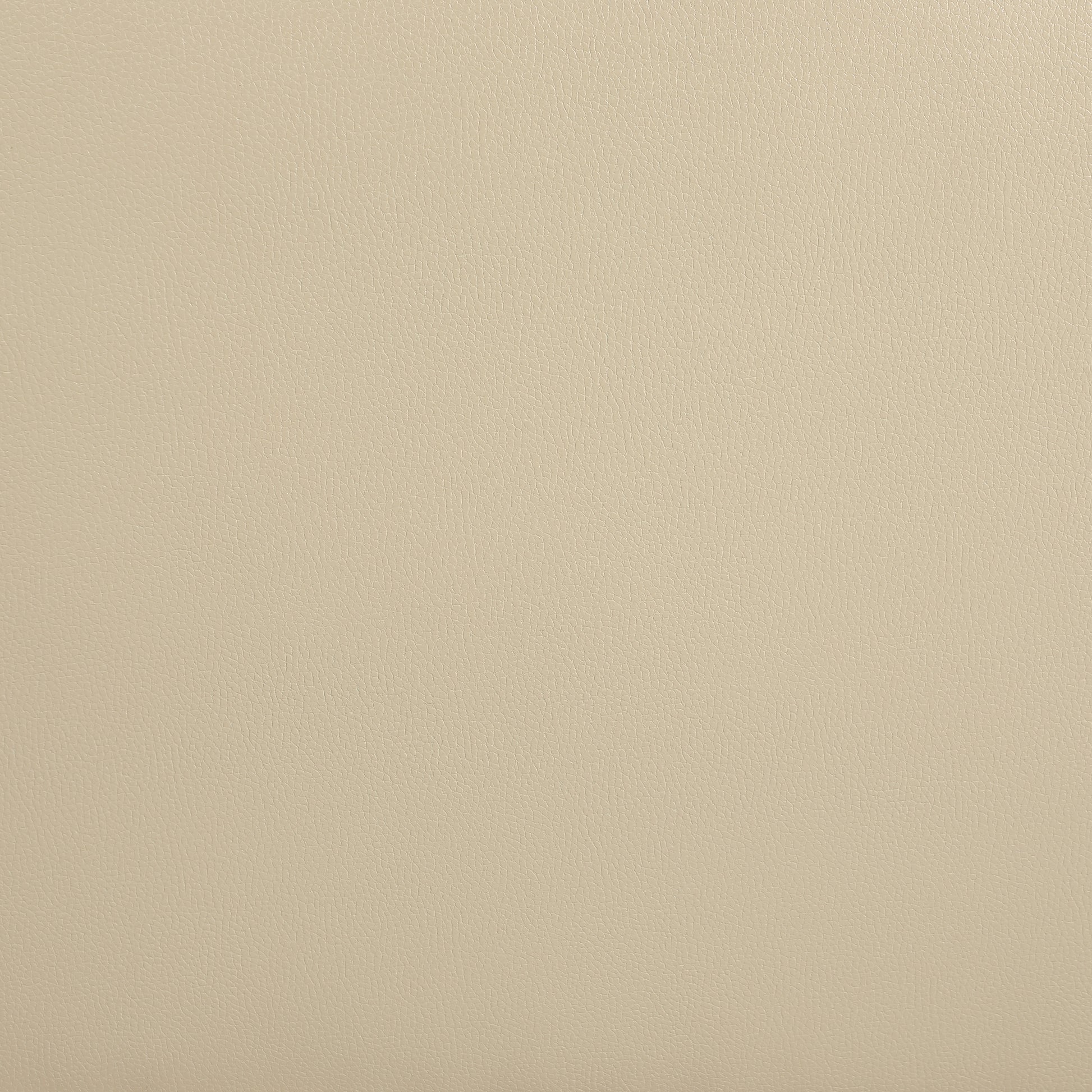 Leather Air Upholstered Reclining Sofa With Fiber Back Beige Foam Leather