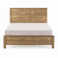 Albany 3 Piece Queen Bed Set, Heavy Duty Solid Wood Queen Size Bed Frame With Bedside Table Set Of 2, Walnut Walnut Solid Wood
