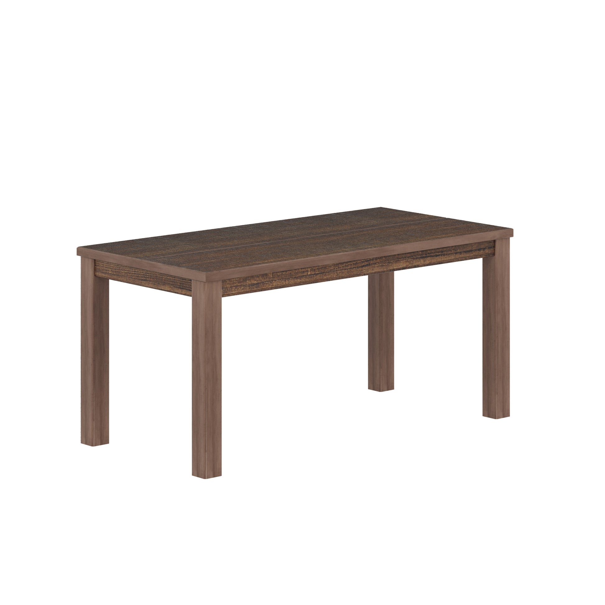 Albany 63 Inches Solid Wood Dining Table For 6, Small Kitchen Table, Dinner Table, Breakfast Table Espresso Solid Wood