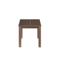 Albany 63 Inches Solid Wood Dining Table For 6, Small Kitchen Table, Dinner Table, Breakfast Table Espresso Solid Wood