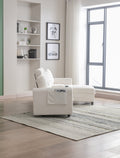 United We Win Storage Sofa Living Room Sofa Cozy Sectional Sofa White Polyester