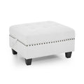 Ottoman For Modular Sectional,Ivory 25.5