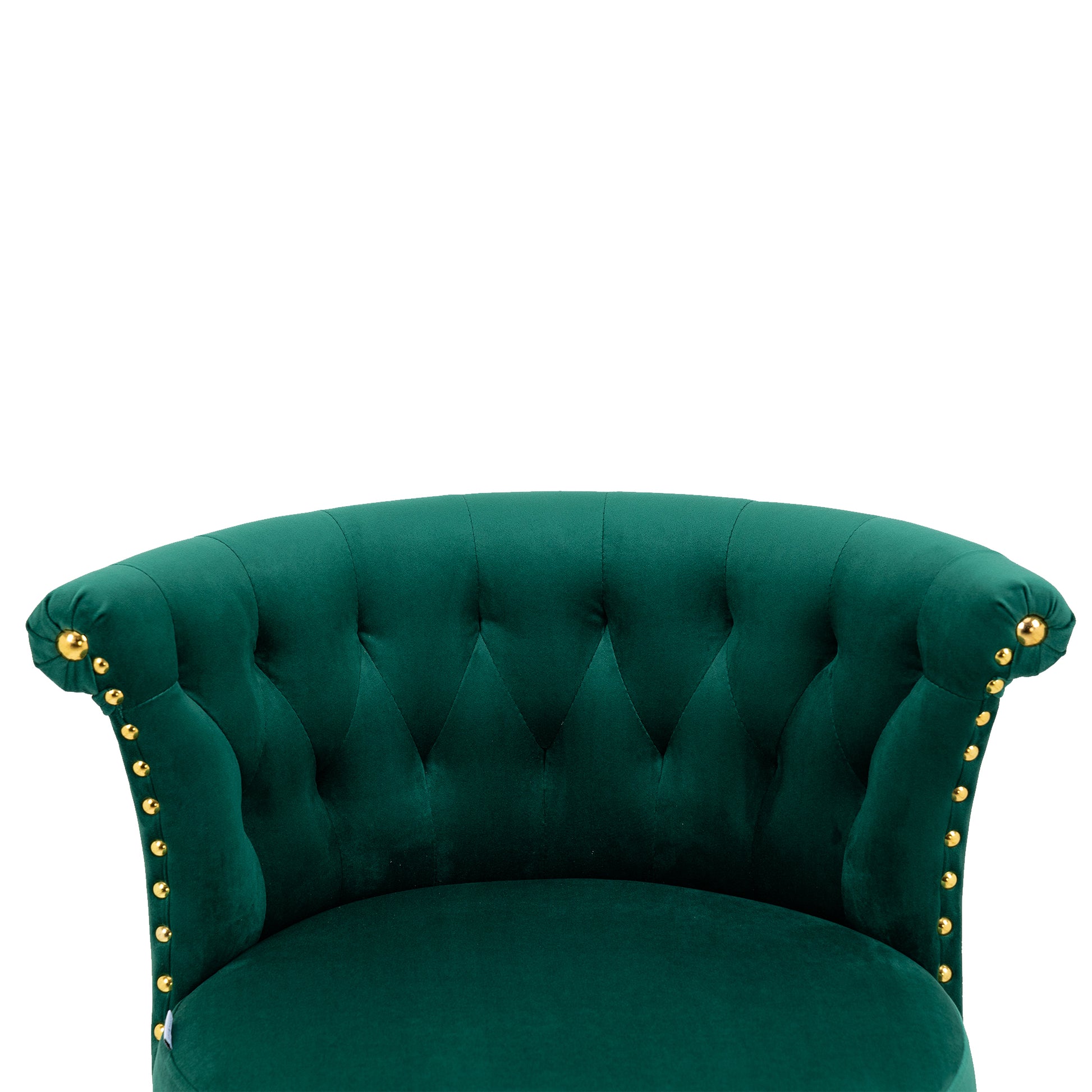 Coolmore Swivel Bar Stools With Backrest Footrest With A Fixed Height Of 360 Degrees Emerald Solid Wood
