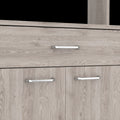 Santa Maria 1 Drawer 1 Shelf Area Pantry With Adjustable Metal Legs Light Grey Light Gray Particle Board