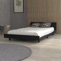 Nimmo Twin Bed Frame Black Wengue Twin Black Particle Board