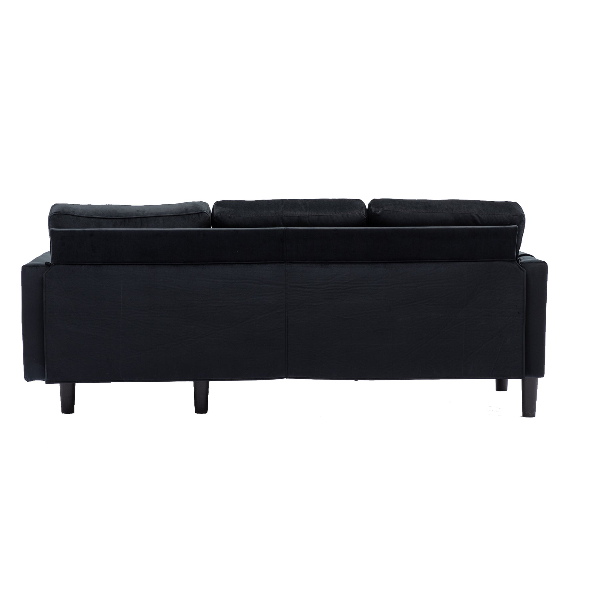 United We Win Sectional Sofa Reversible Sectional Sleeper Sectional Sofa With Storage Chaise Black Polyester