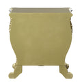 Cabriole Nightstand Gold Finish Bd01464 Gold Mdf