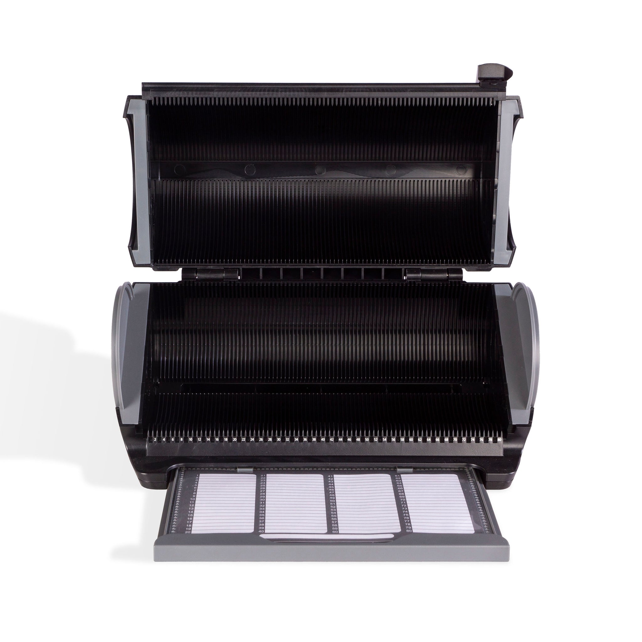 Space Saving Disc Storage Drum Black Plastic