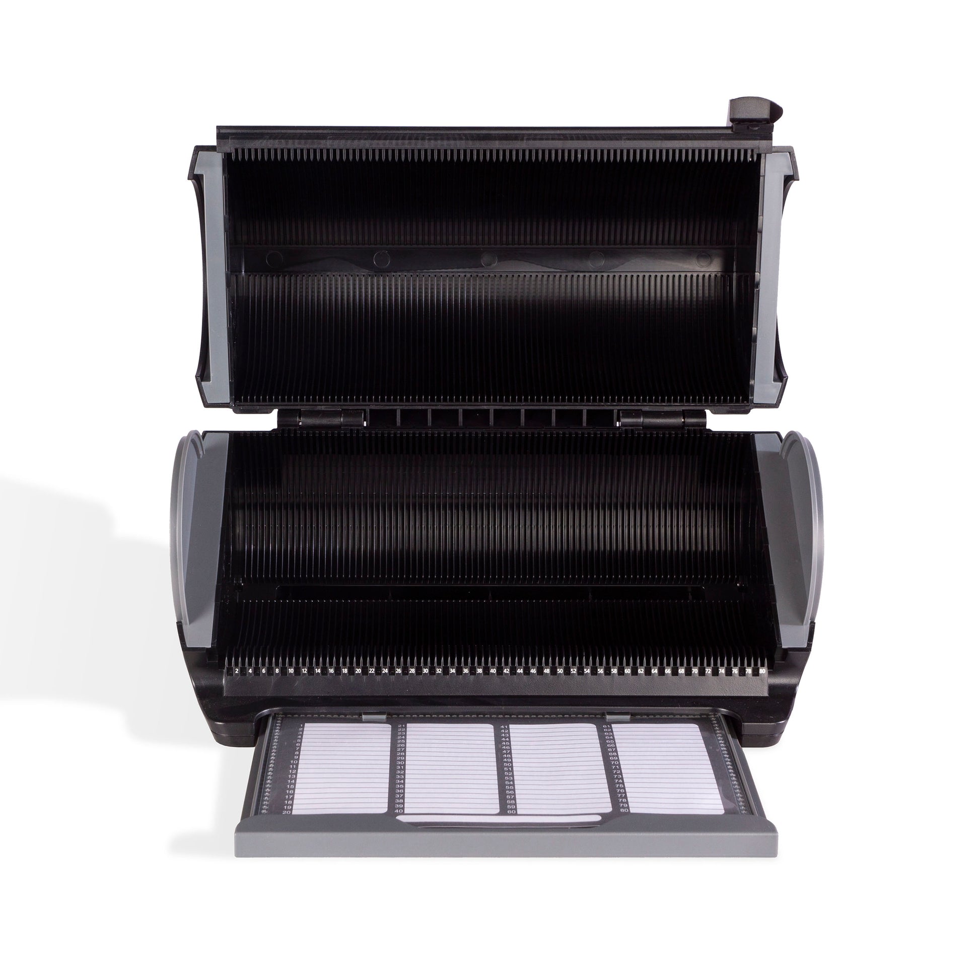 Space Saving Disc Storage Drum Black Plastic