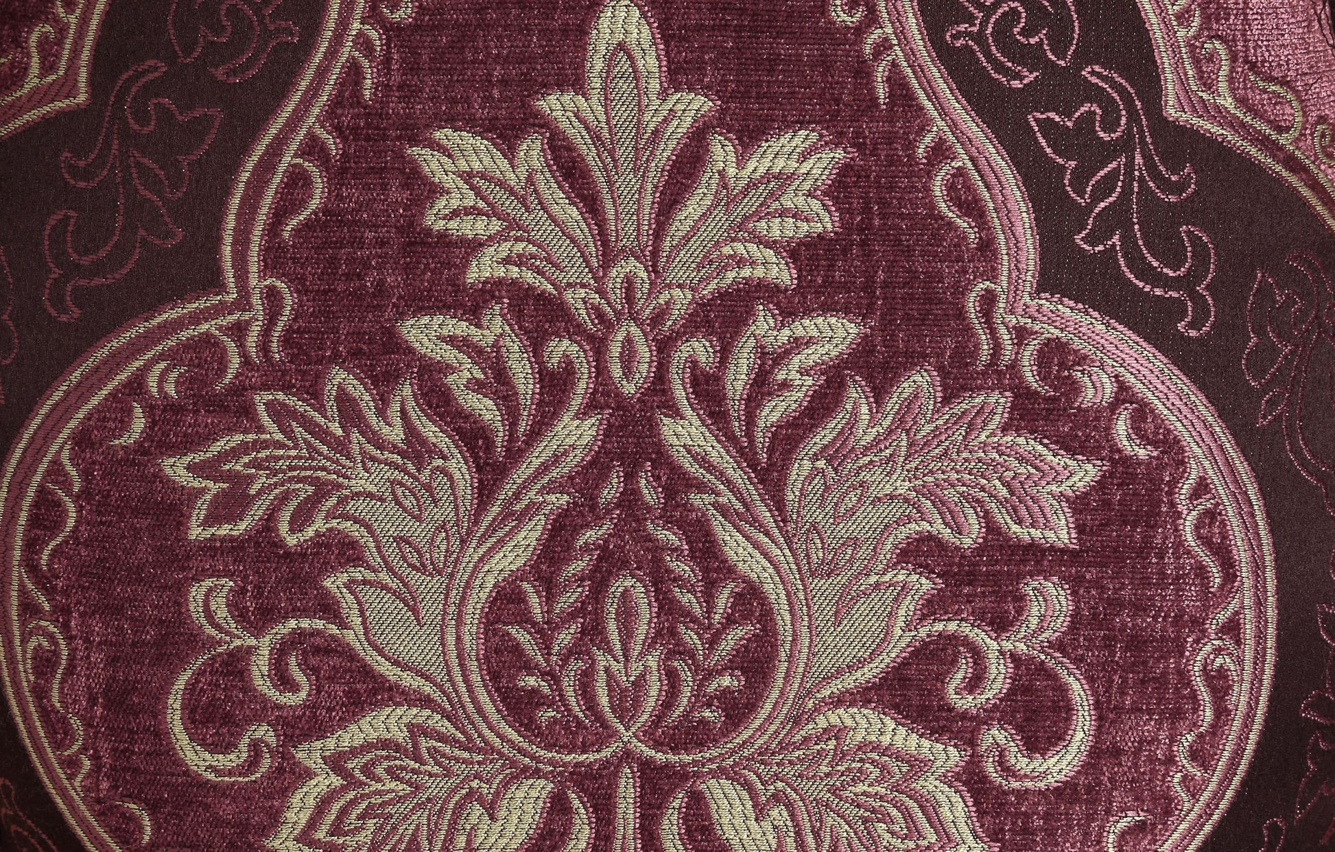 Bernadette Side Chair Set 2 Pattern Fabric & Gold Finish Dn01471 Gold Mdf