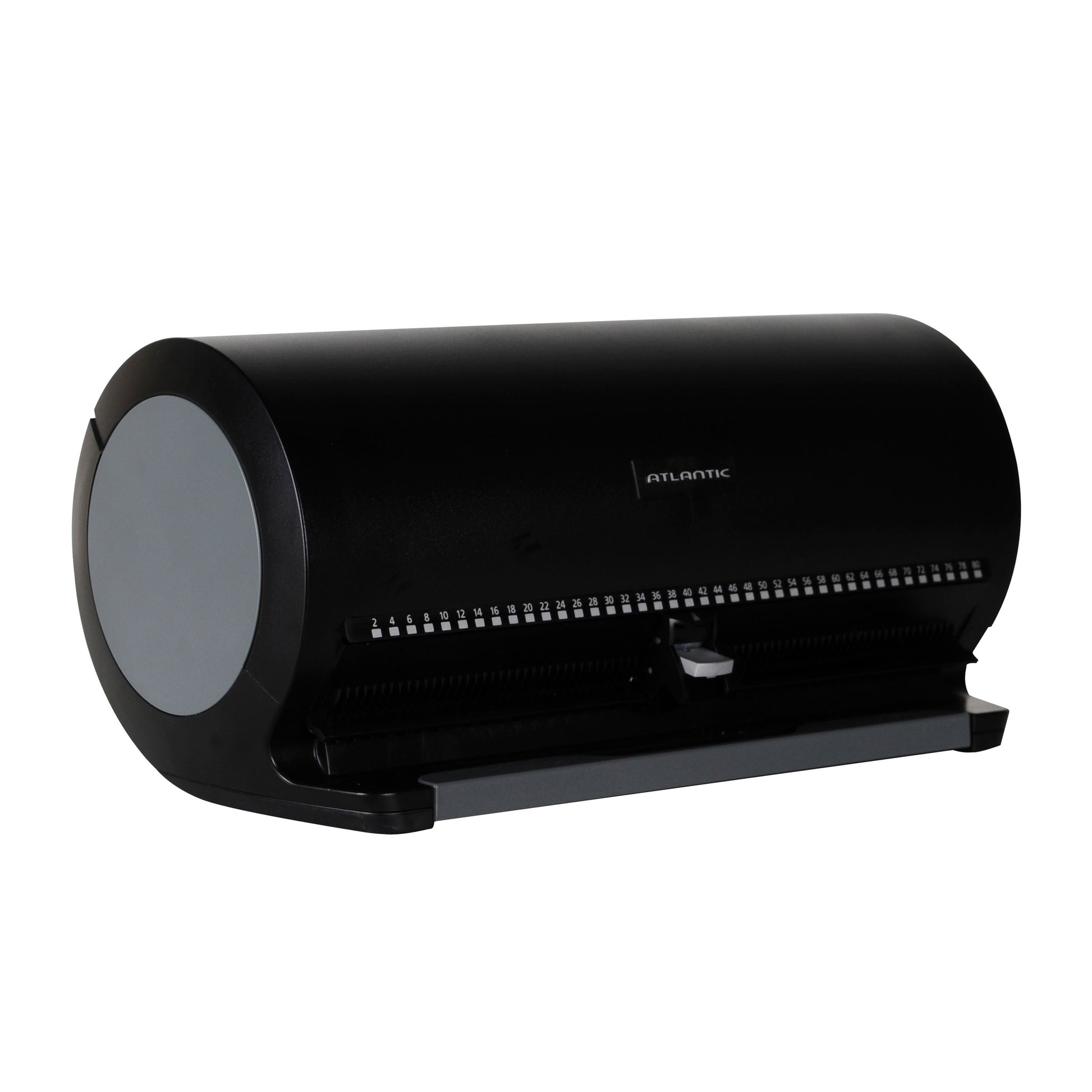 Space Saving Disc Storage Drum Black Plastic