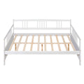 Full Size Daybed With Support Legs, White Old Sku: Wf191900Aak White Solid Wood