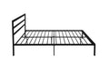 Queen Size Metal Bed Frame With Headboard Black Black Metal