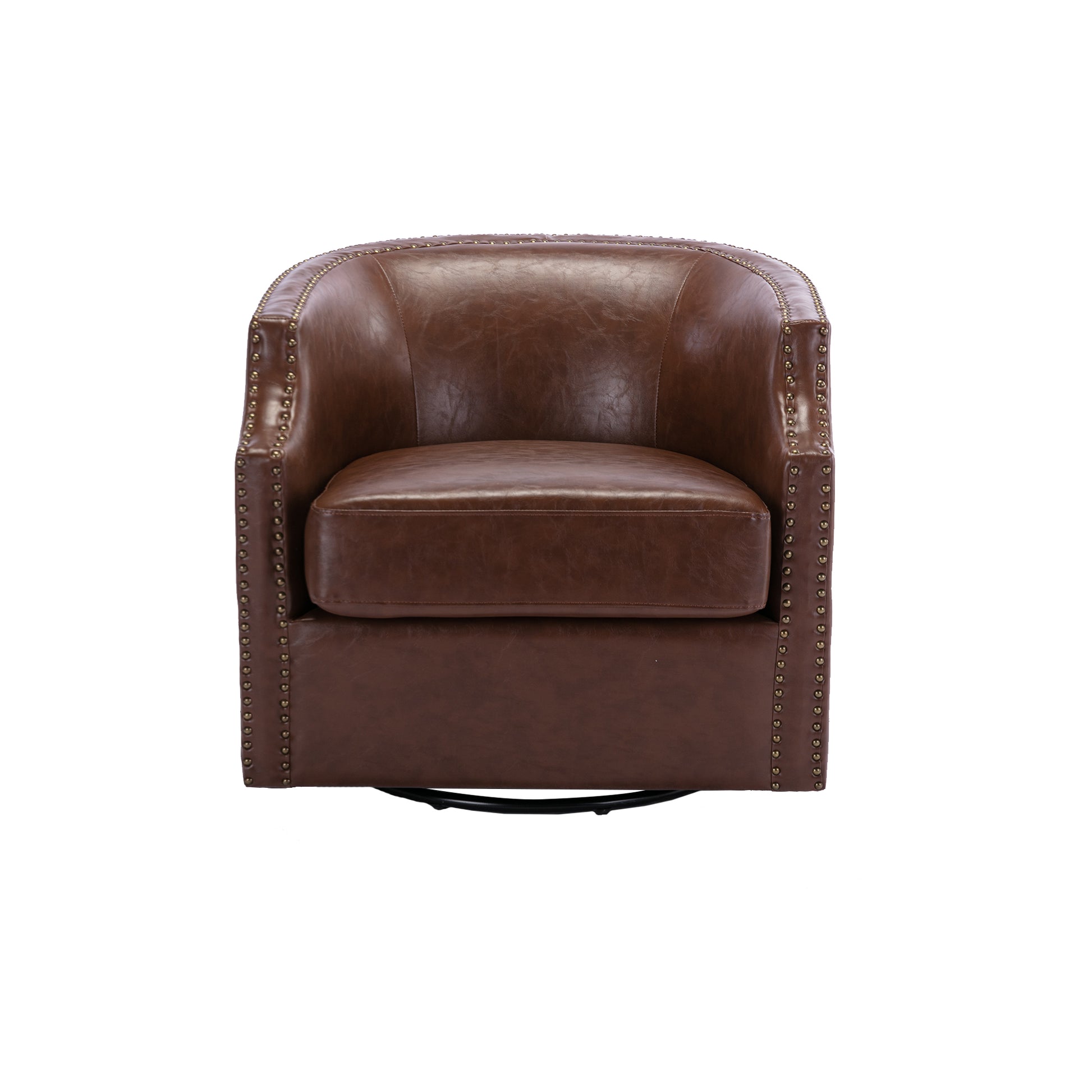 Coolmore Swivel Chair Living Room Chair Coffee Metal