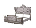 Ausonia Ck Bed Velvet & Antique Platinum Finish Bd00601Ck Antique Gray Velvet