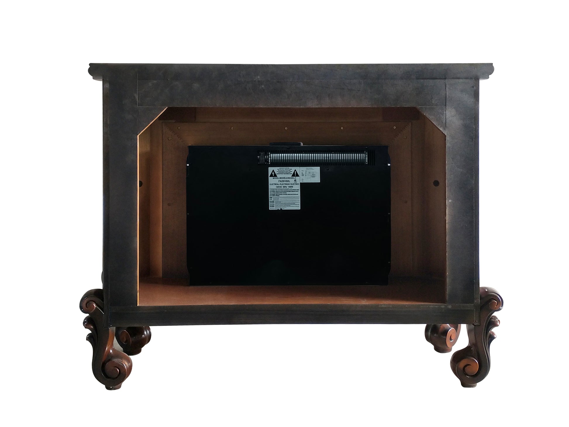 Versailles Fireplace Cherry Oak Finish Ac01315 Oak Solid Wood Mdf