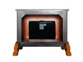 Dresden Fireplace Cherry Oak Finish Ac01309 Oak Solid Wood Mdf
