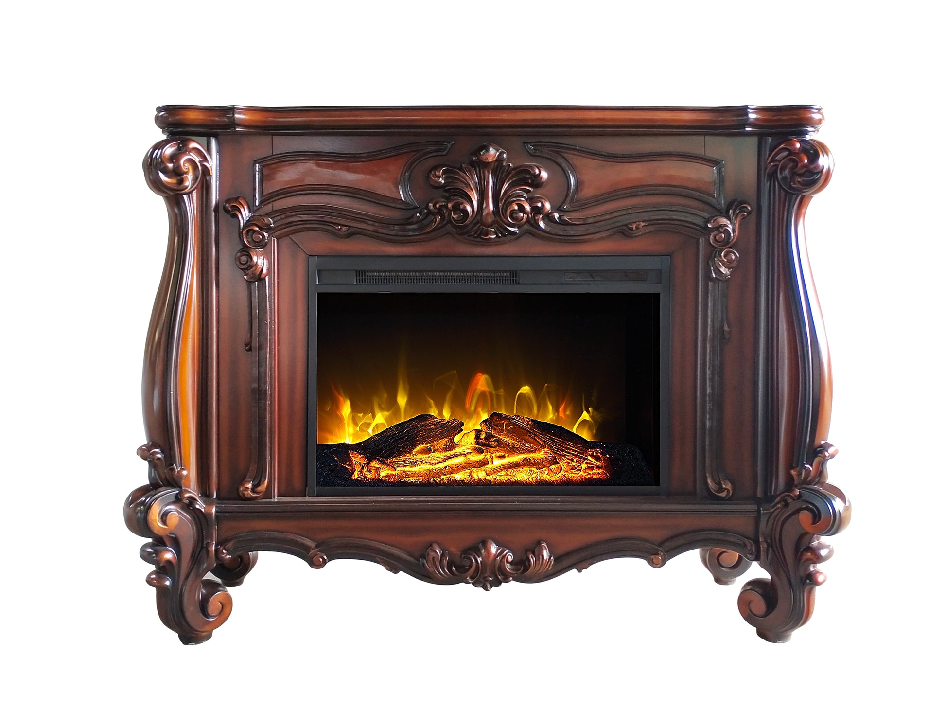 Versailles Fireplace Cherry Oak Finish Ac01315 Oak Solid Wood Mdf