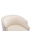 Coolmore Swivel Chair Living Room Chair Beige Foam Linen