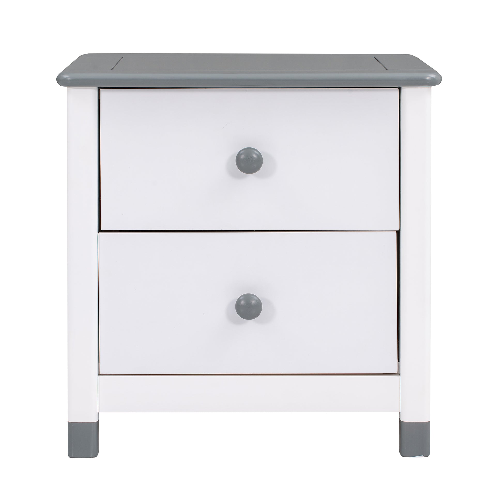 3 Pieces Bedroom Sets Full Size House Bed With Storage Headboard, Wooden Nightstand And Storage Dresser,Gray Gray Wood