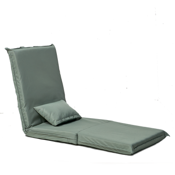 Foldable Portable Chair For Outdoor Travel, Picnic, Bbq,Camping Folding Adults With Carry Bag,Portable Chair For Outdoor Travel, Fourteen Position Adjustable Recliner Light Green Cotton Metal