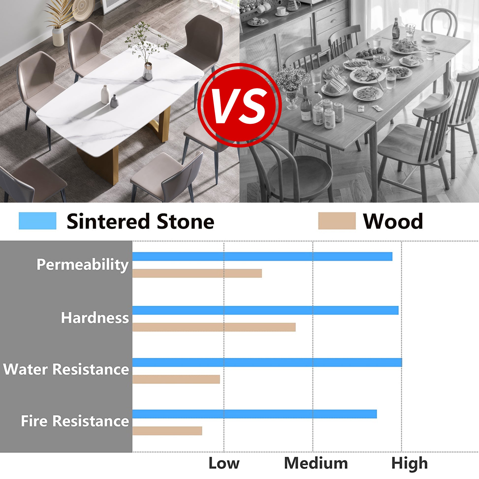 63"Modern Artificial Stone White Curved Golden Metal Leg Dining Table 6 People White Metal Sintered Stone