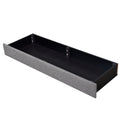 Queen Size Storage Bed Linen Upholstered Platform Bed With 3 Drawers Gray Gray Upholstered