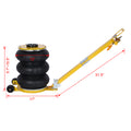 5T Triple Bag Air Jack ,Pneumatic Jack 3 Bag ,Lifting 16In Capacity 5T 11000Lbs,Easy Collapsing Terrain,Color Yellow Yellow Steel