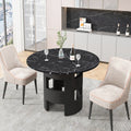 Dining Table Black Mdf