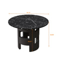 Dining Table Black Mdf
