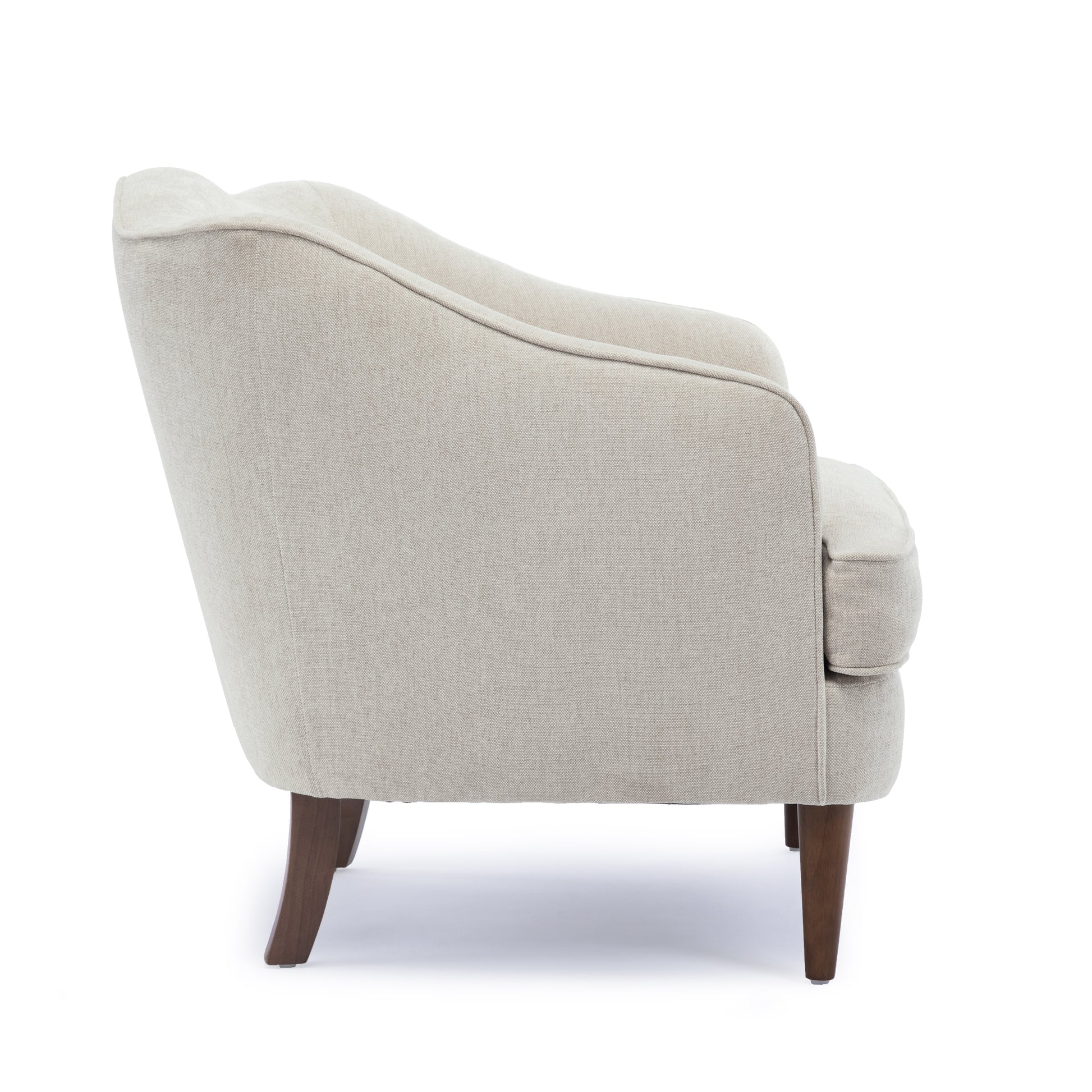 Fenton Upholstered Arm Chair Sea Oat Natural Foam Polyester