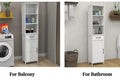 Floor Standing Cabinet With 1 Door And 1 Drawer White White Mdf