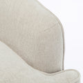 Fenton Upholstered Arm Chair Sea Oat Natural Foam Polyester