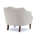 Fenton Upholstered Arm Chair Sea Oat Natural Foam Polyester