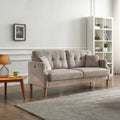 Living Space Sofa 3 Seater With Waterproof Fabricusb Charge Port Light Gray Foam Fabric 3 Seat