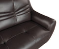 Genuine Leather Chair Brown Foam Leather