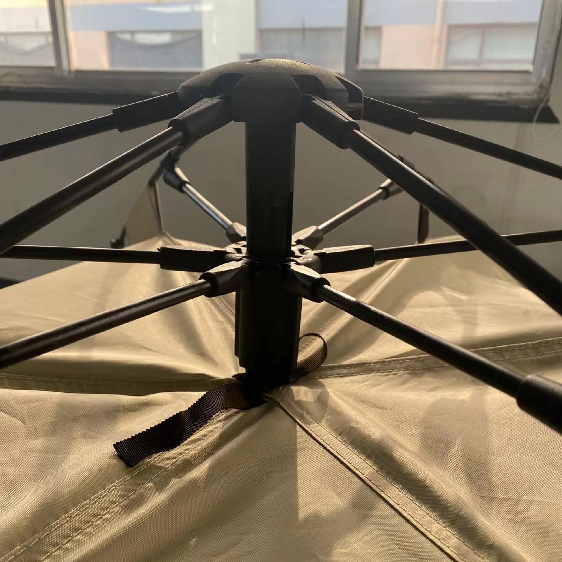 Tent, Quick Opening Automatic Tent, Waterproof And Uv Resistant Tent, Suitable For 2 3 People Camping, Picnic, Outdoor Travel Tent Beige Beige Classic Polyester