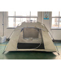 Tent, Quick Opening Automatic Tent, Waterproof And Uv Resistant Tent, Suitable For 2 3 People Camping, Picnic, Outdoor Travel Tent Beige Beige Classic Polyester