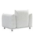 Fabric Accent Cotton Linen Chair Single Sofa 42