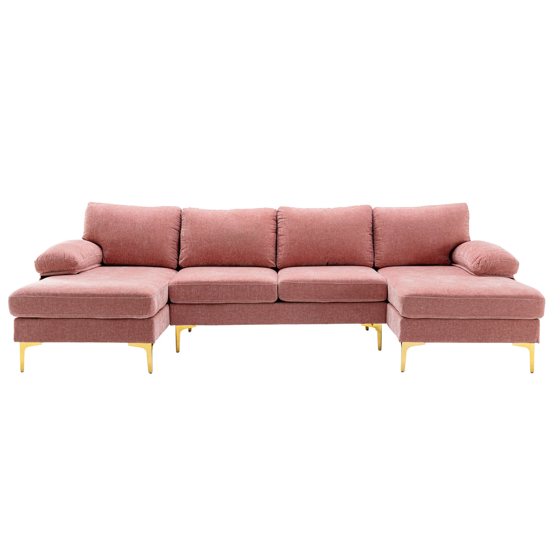 Coolmore Accent Sofa Living Room Sofa Sectional Sofa Pink Polyester