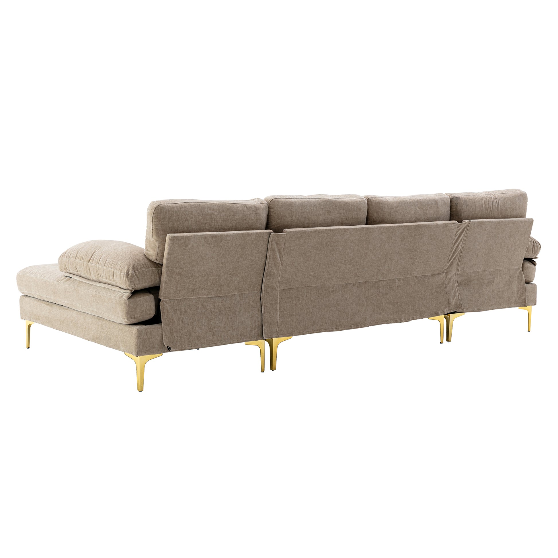 Coolmore Accent Sofa Living Room Sofa Sectional Sofa Camel Polyester
