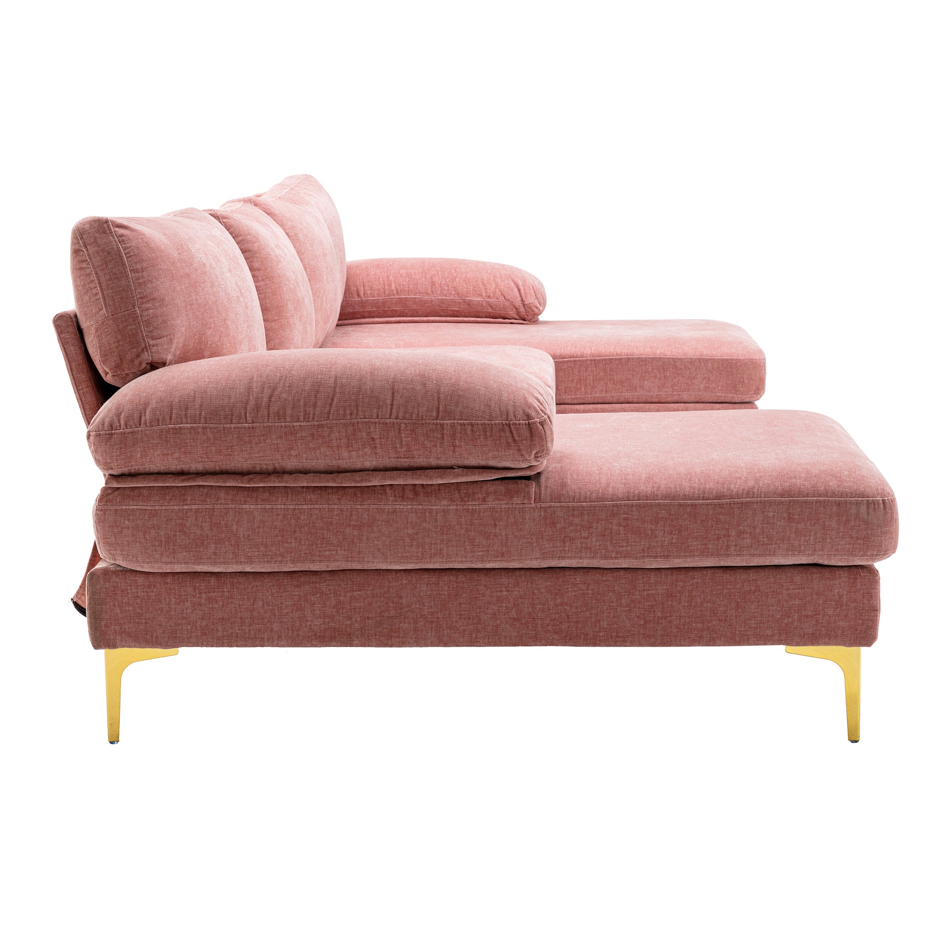 Coolmore Accent Sofa Living Room Sofa Sectional Sofa Pink Polyester