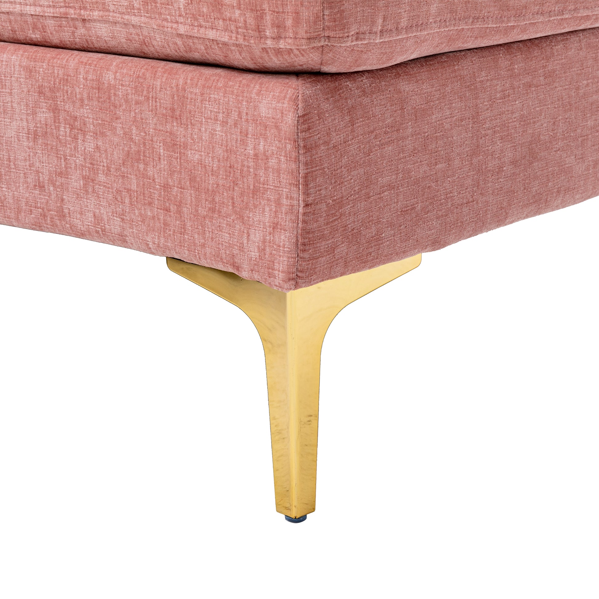 Coolmore Accent Sofa Living Room Sofa Sectional Sofa Pink Polyester