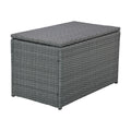 10 Piece Outdoor Sectional Half Round Patio Rattan Sofa Set, Pe Wicker Conversation Furniture Set Combination, Light Gray Yes Complete Patio Set Light Gray Water Resistant Frame Water Resistant