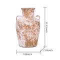 Artisan Ceramic Aged Terracotta Vase Country Charm For Your Home Terracotta Ceramic