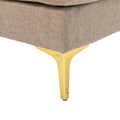 Coolmore Accent Sofa Living Room Sofa Sectional Sofa Camel Polyester
