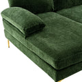 Coolmore Accent Sofa Living Room Sofa Sectional Sofa Green Polyester