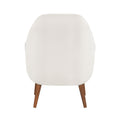 Astrid Mid Century Sea Oat Velvet Arm Chair Beige Foam Velvet